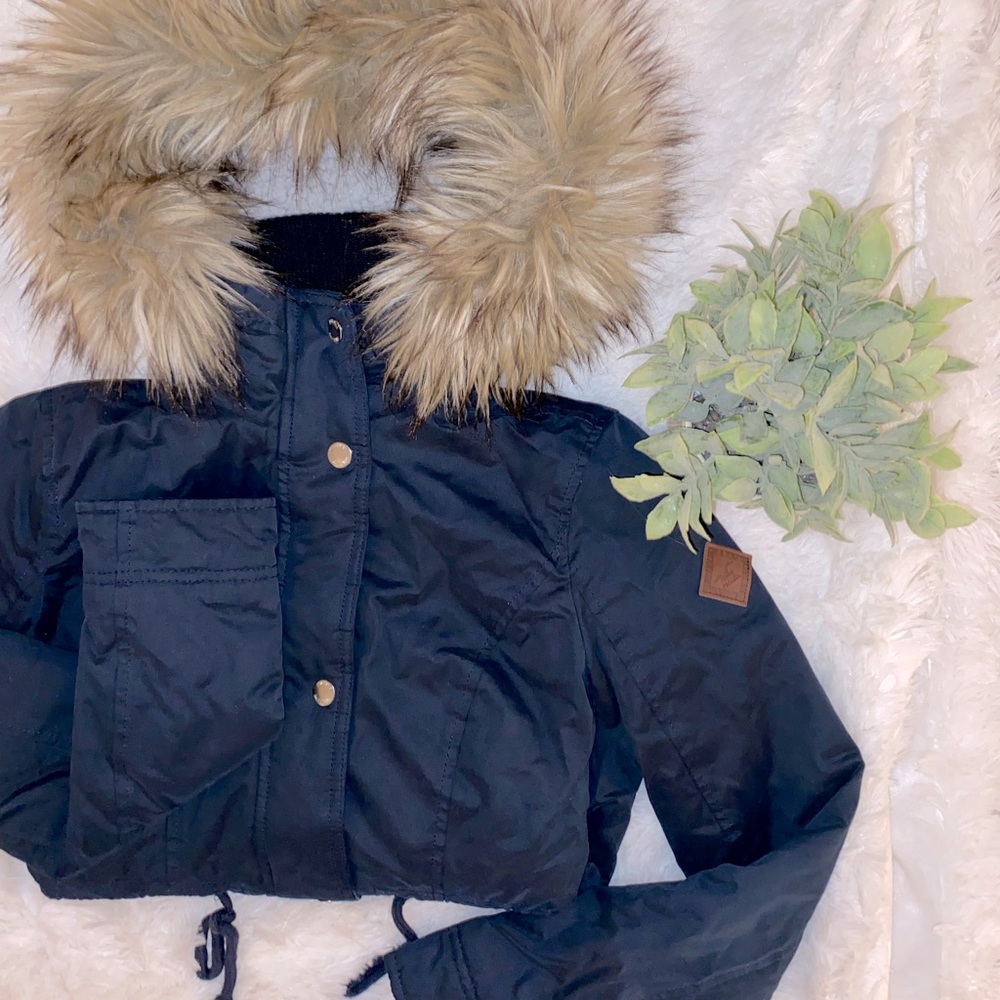 hollister | anorak parka heritage · · · xs / xxs euc